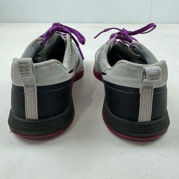 Nike Metcon 1 Flywire Wolf Gray Vivid Purple Sneakers Sz 8 Running 813101-005 - Picture 4 of 8